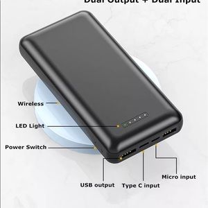 20000mah WIRELESS POWERBANK